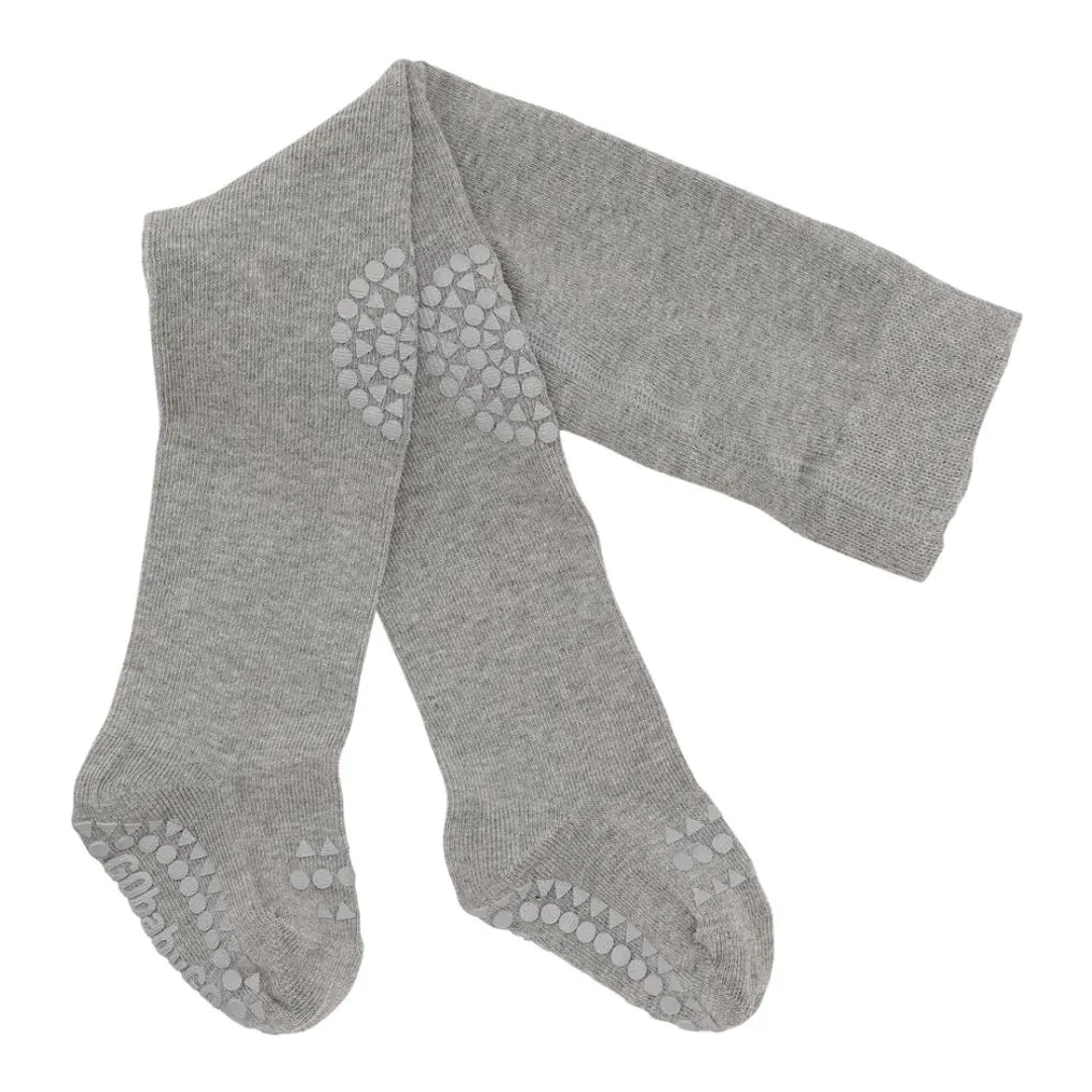 GoBabyGo Strømpebukse Bomull, Grey Melange