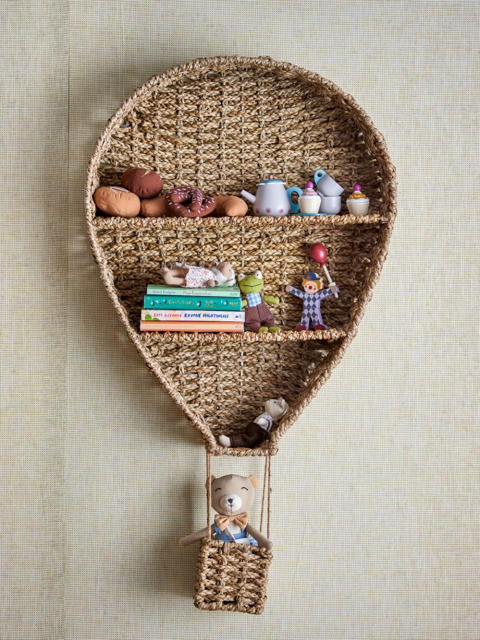 Bloomingville MINI Ditter Hylle Natur, Sjøgress