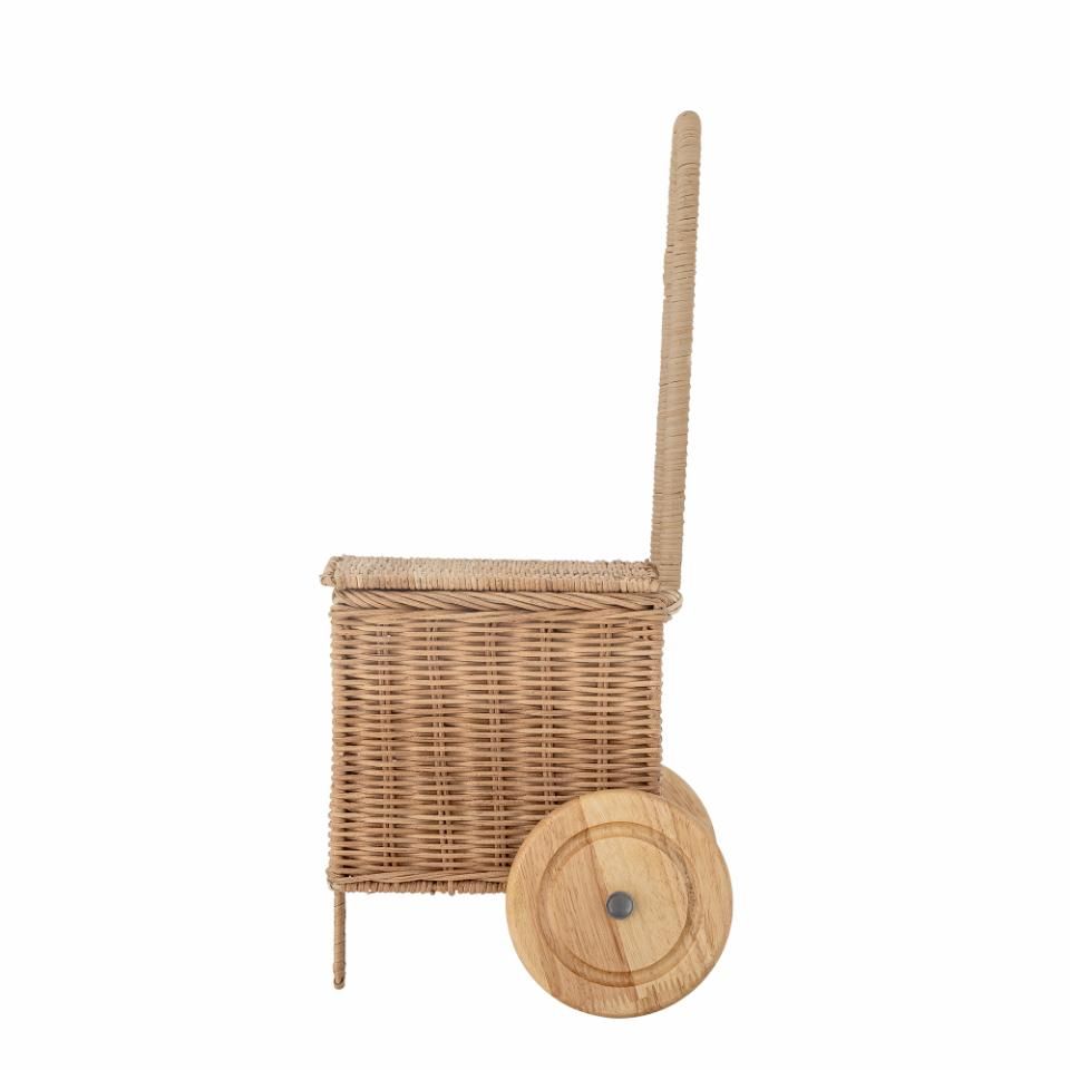Bloomingville, Koffert m/hjul, Natur