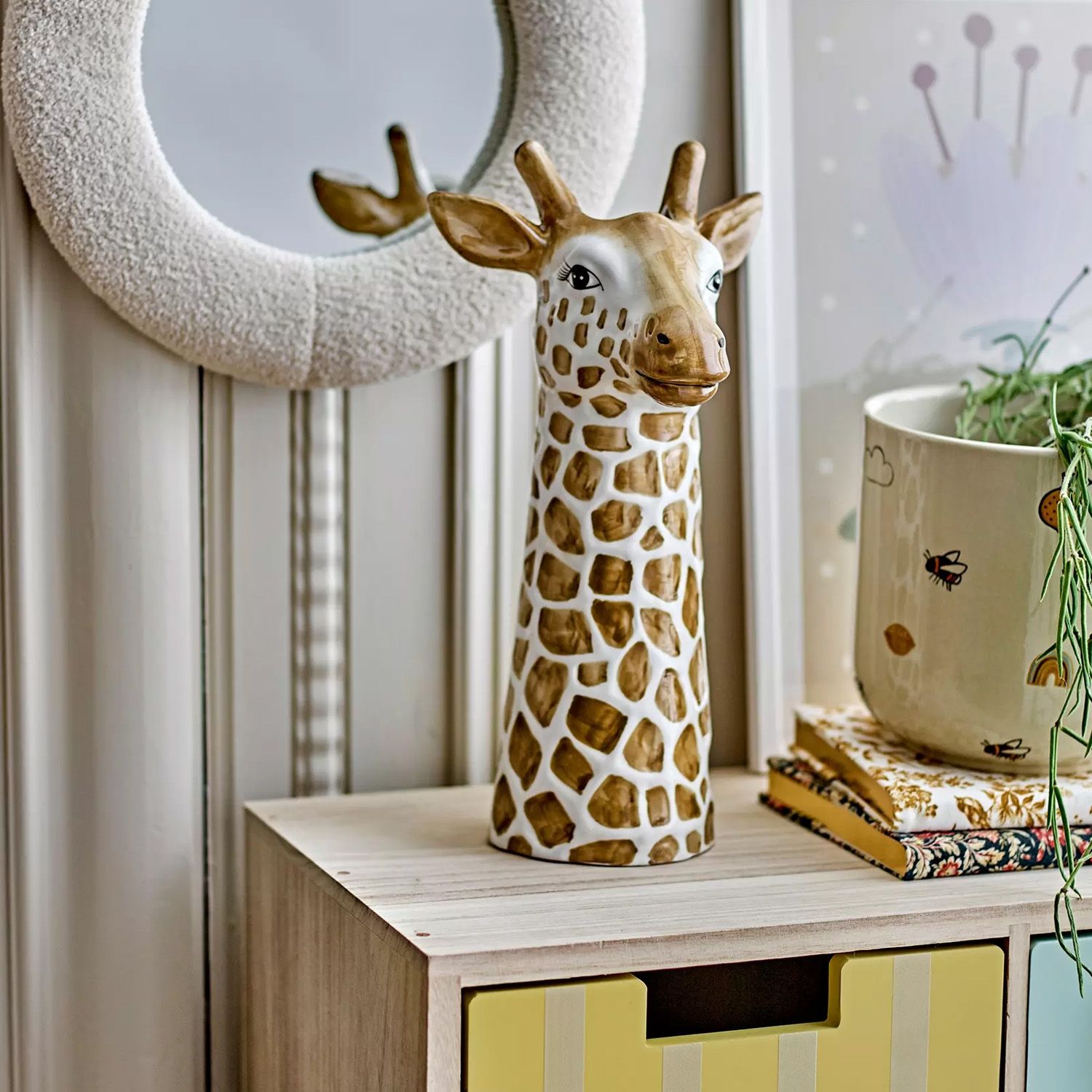 Dekorvase, Alazar, Bloomingville, Giraffe