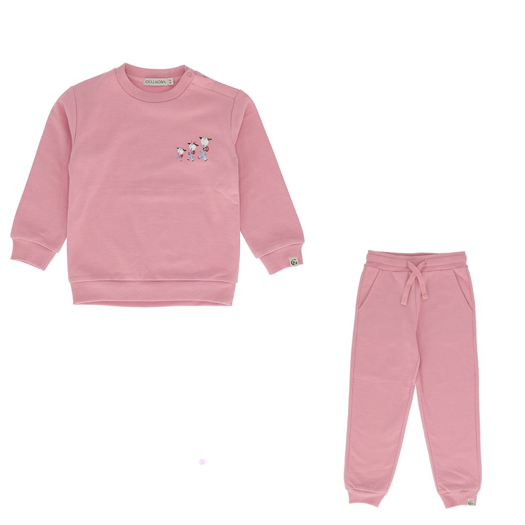 Bukkene Joggedress, Gullkorn Design, Tåkerosa