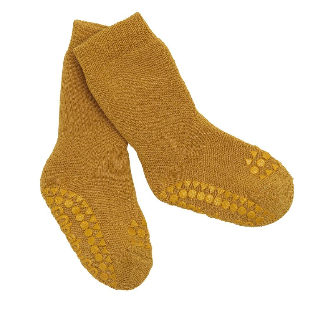 Sokker, GoBabyGo, Bomull, Mustard