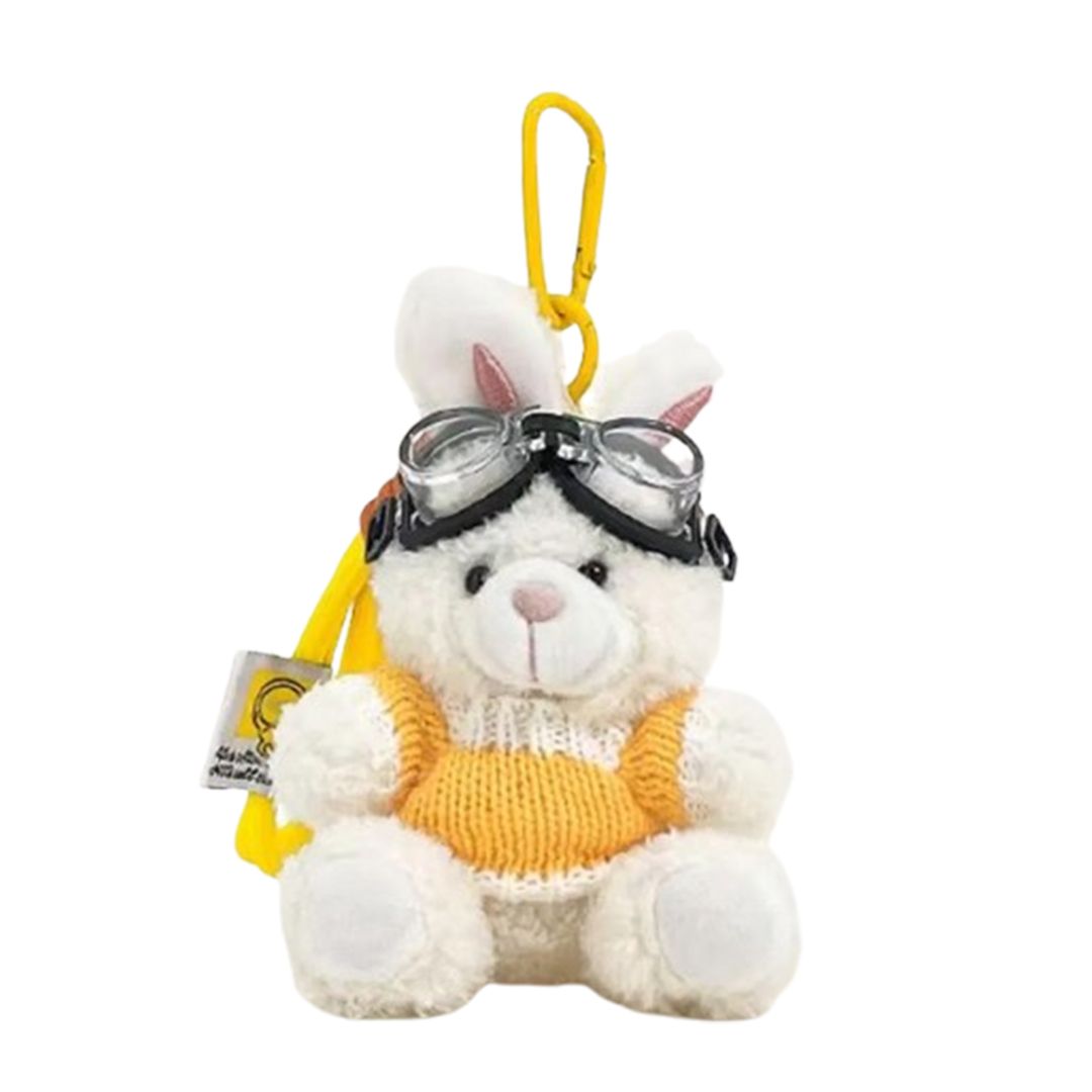 Bag Charm, Tinkafu, Kanin med Gul Strikkegenser