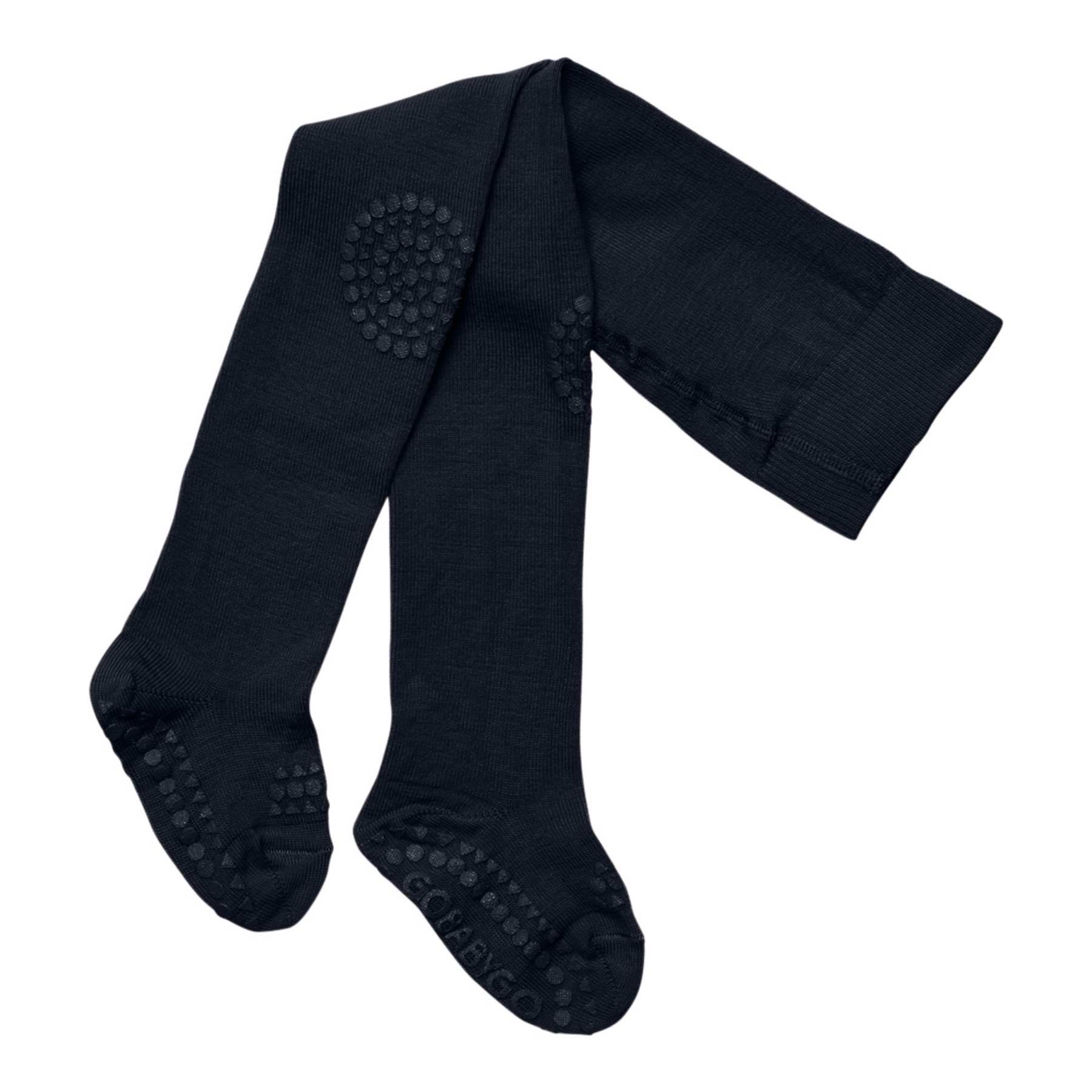 Strømpebukse, GoBabyGo, Antiskli, Bambus, Navy Blue