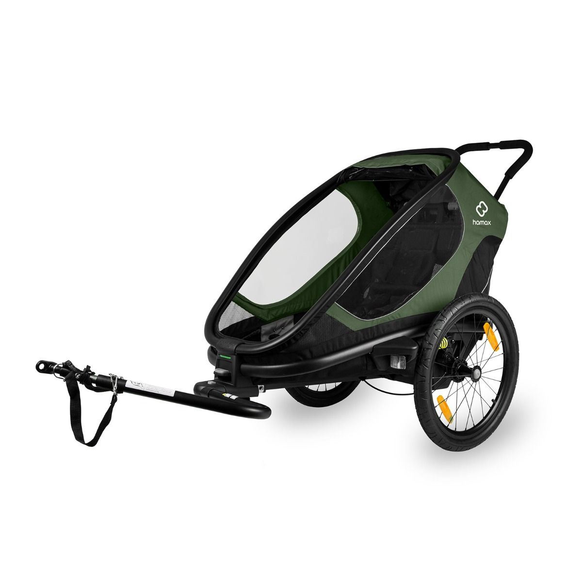 Sykkelvogn, Hamax Outback ONE, Green/Black