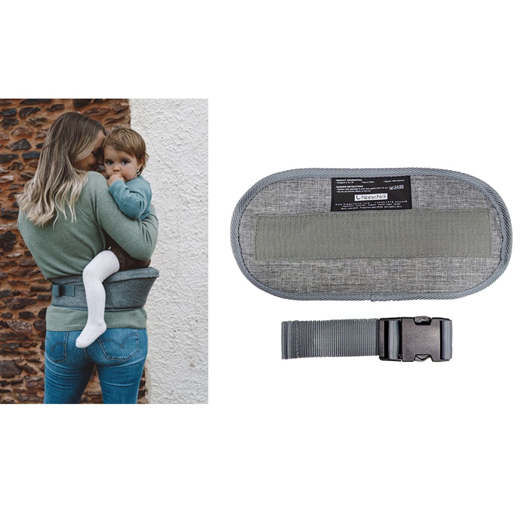 Forlengelsesbelte, Hipseat, Denim Grey