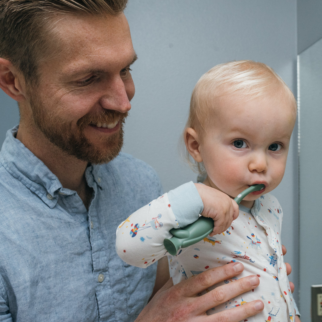 Dr.Brown Tannbørste, Dinosaur, 1-4 år