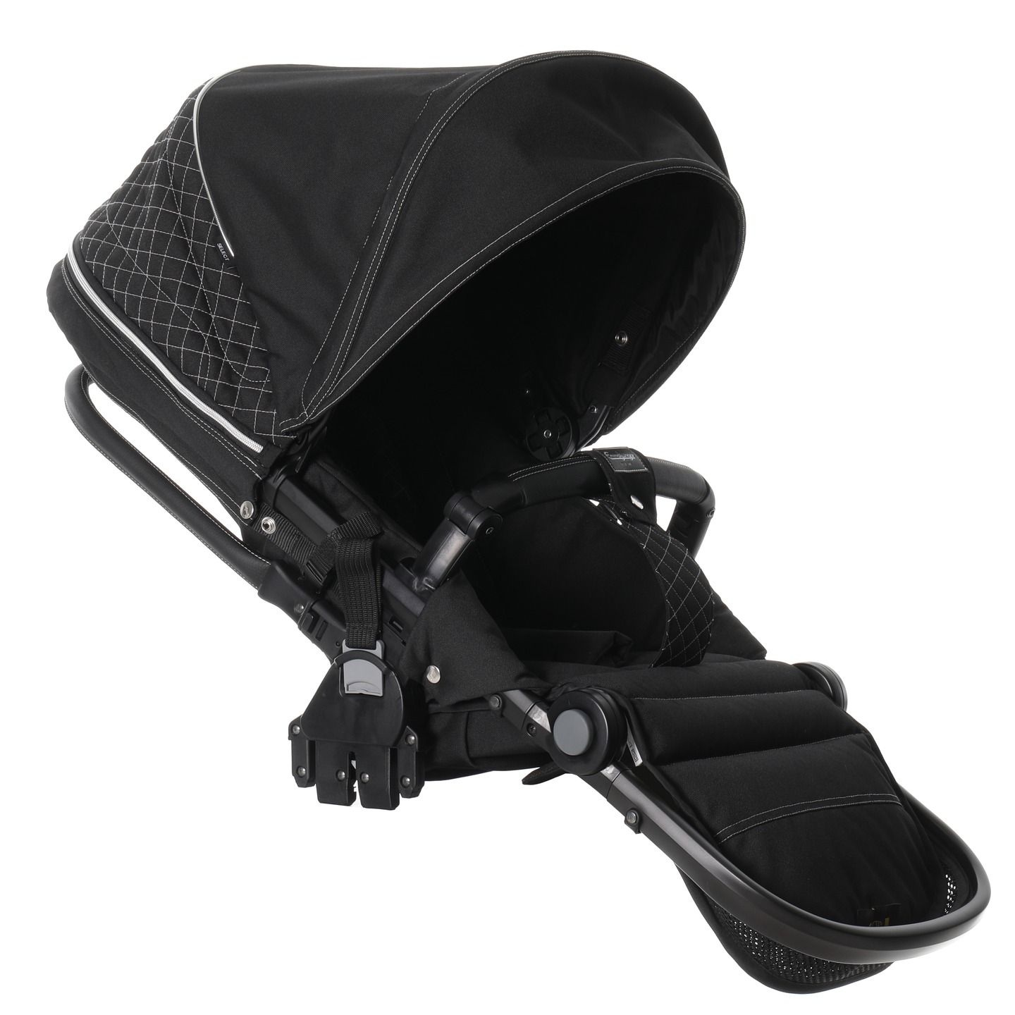 Sittedel, Emmaljunga, NXT90 De Luxe - Crystal Black 3.0 