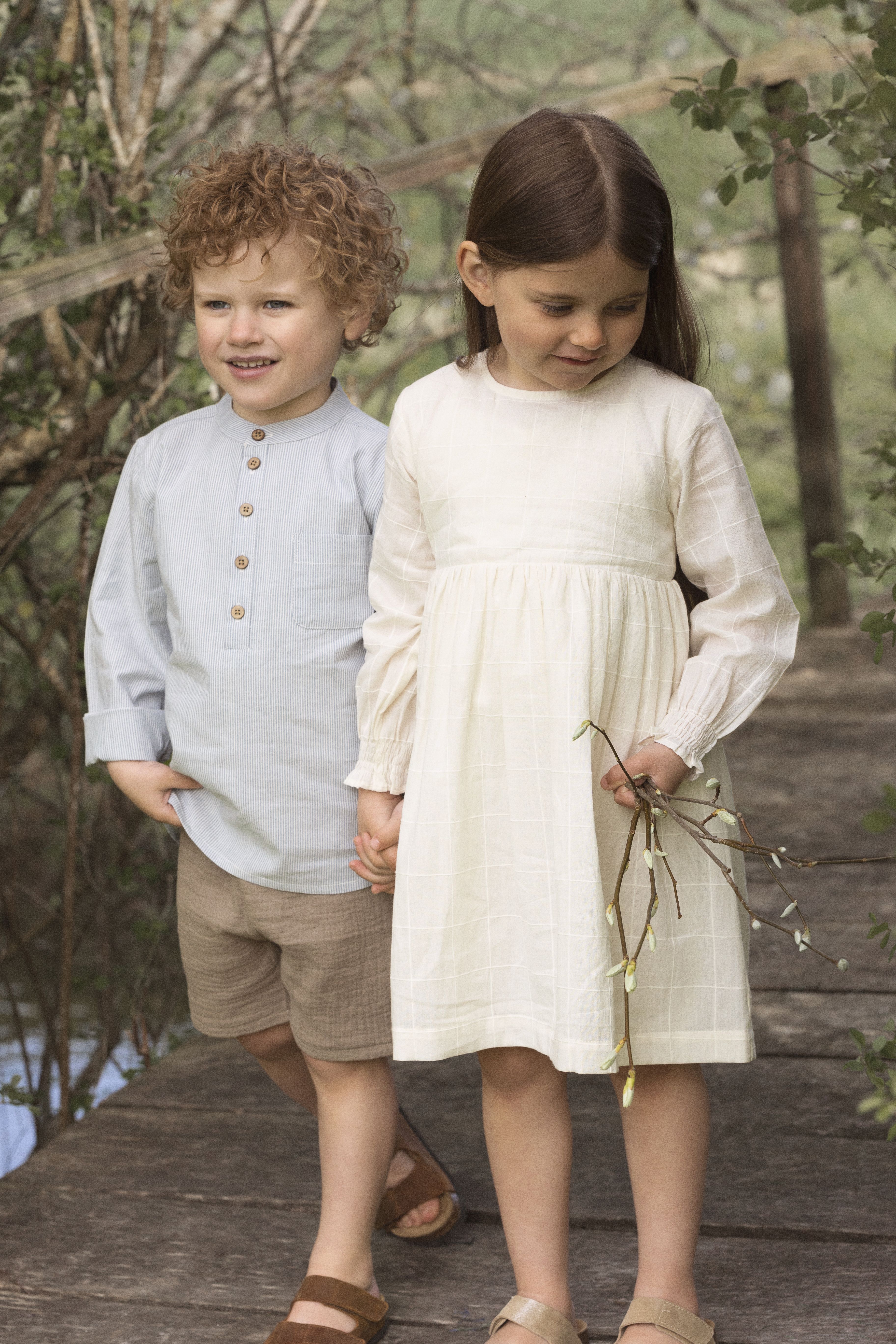 Shorts, Huttelihut, Muslin, Silver Sage