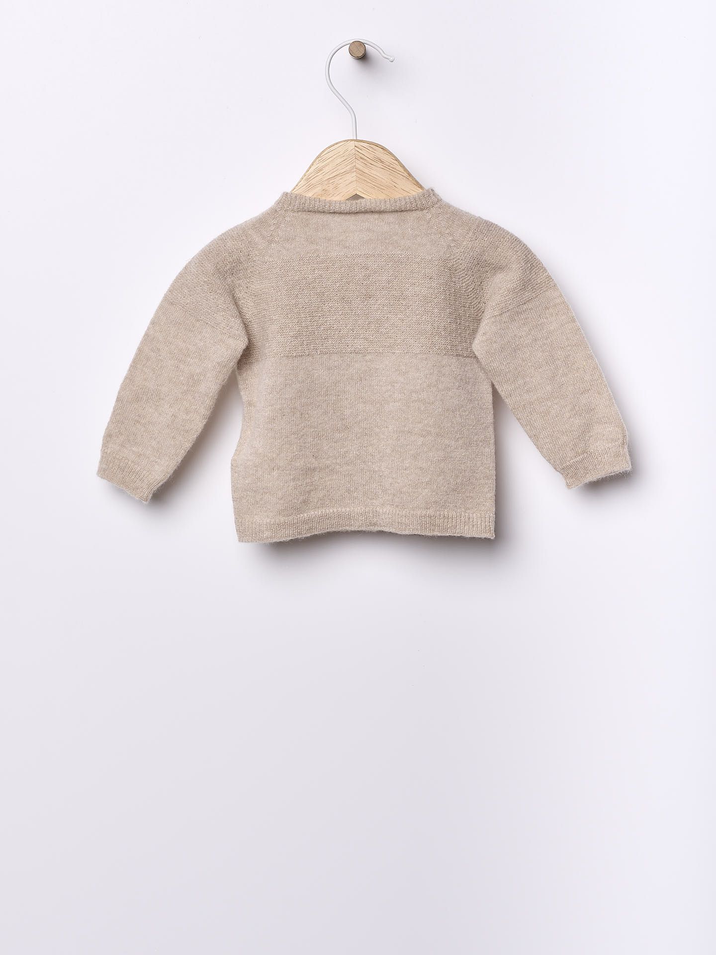 Wedoble Cardigan, Merinoull/Kasjmir, Beige