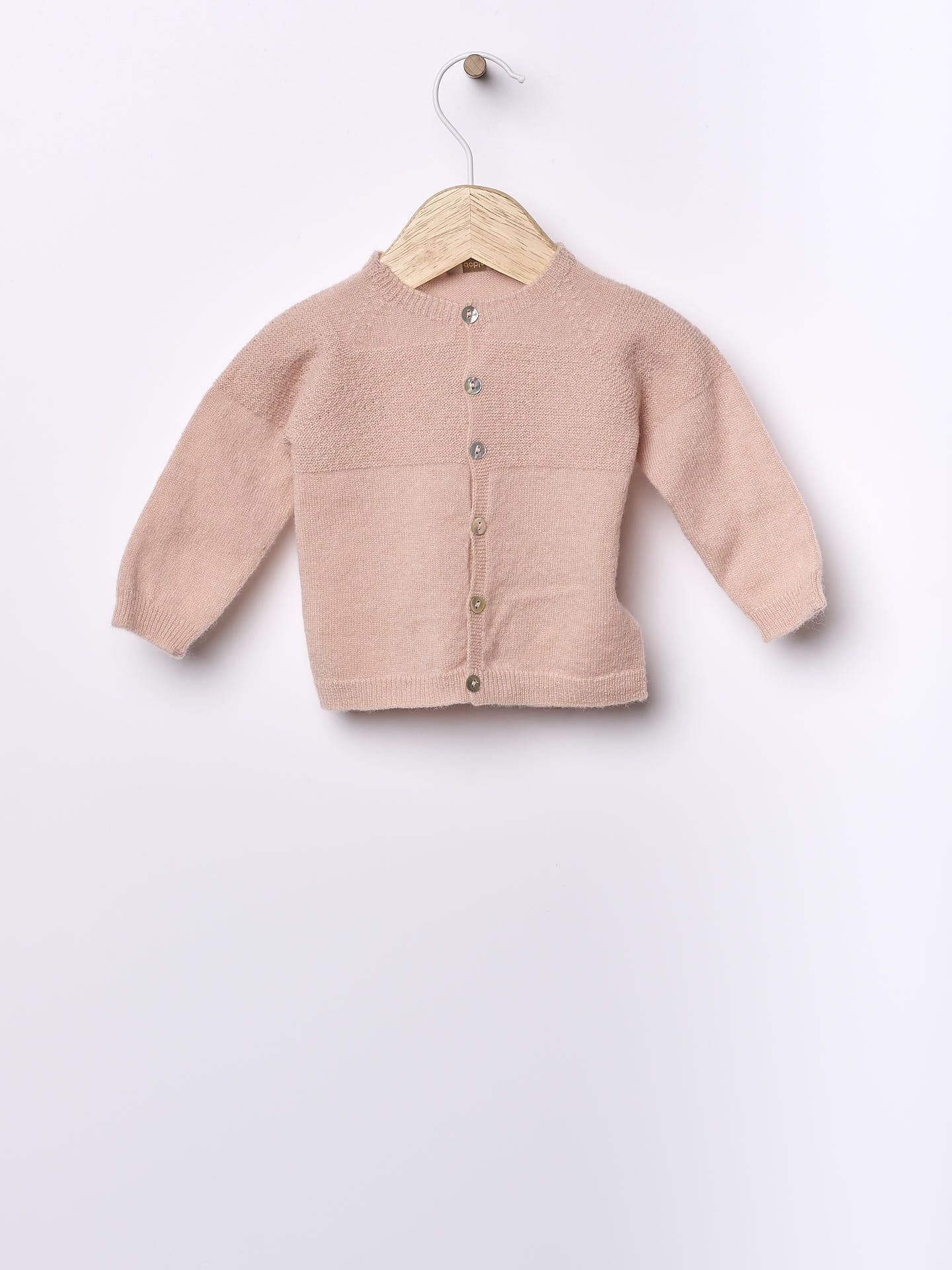 Wedoble Cardigan, Merinoull/Kasjmir, Rosa