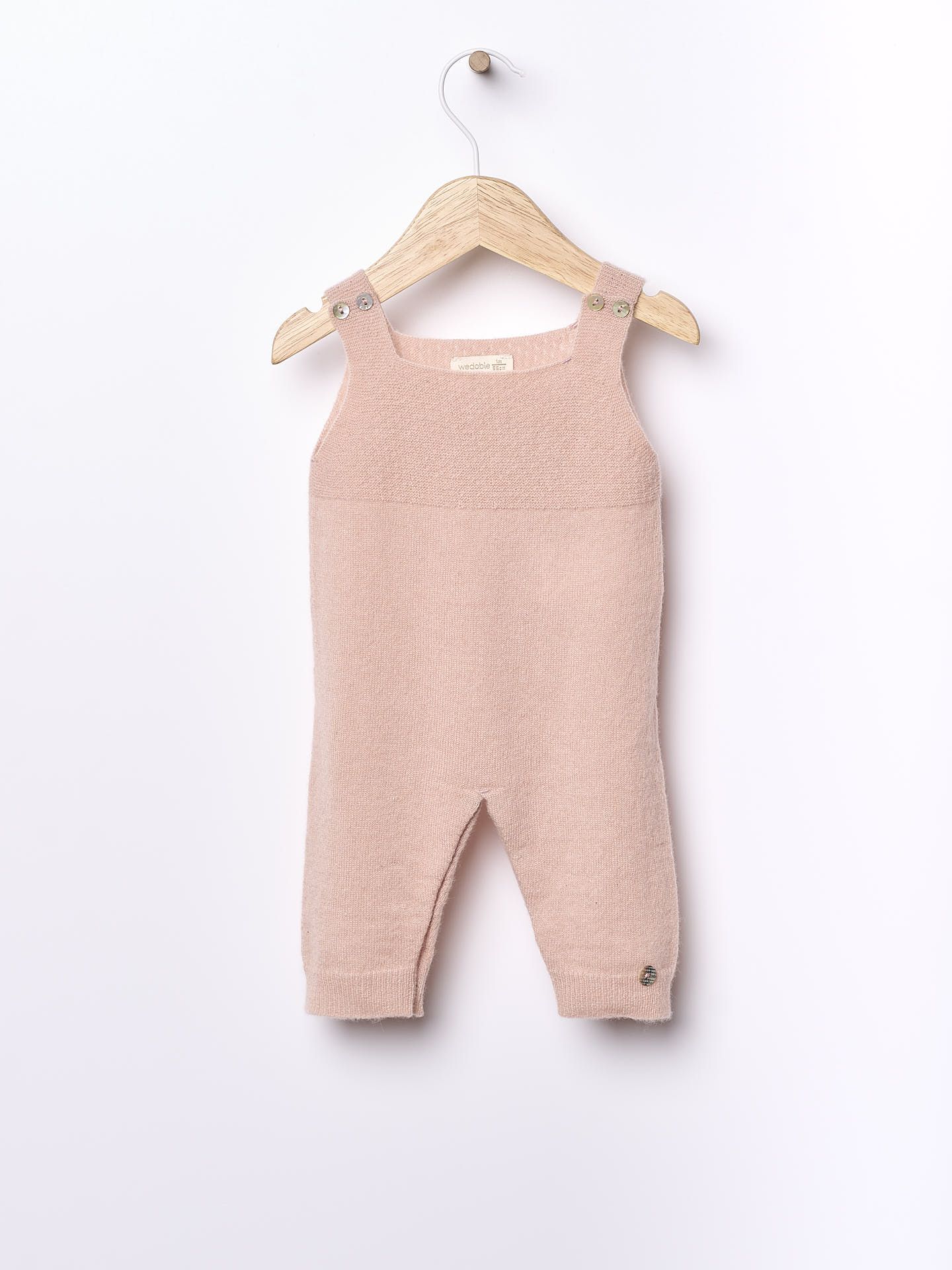 Wedoble Romper, Merinoull/Kasjmir, Rosa