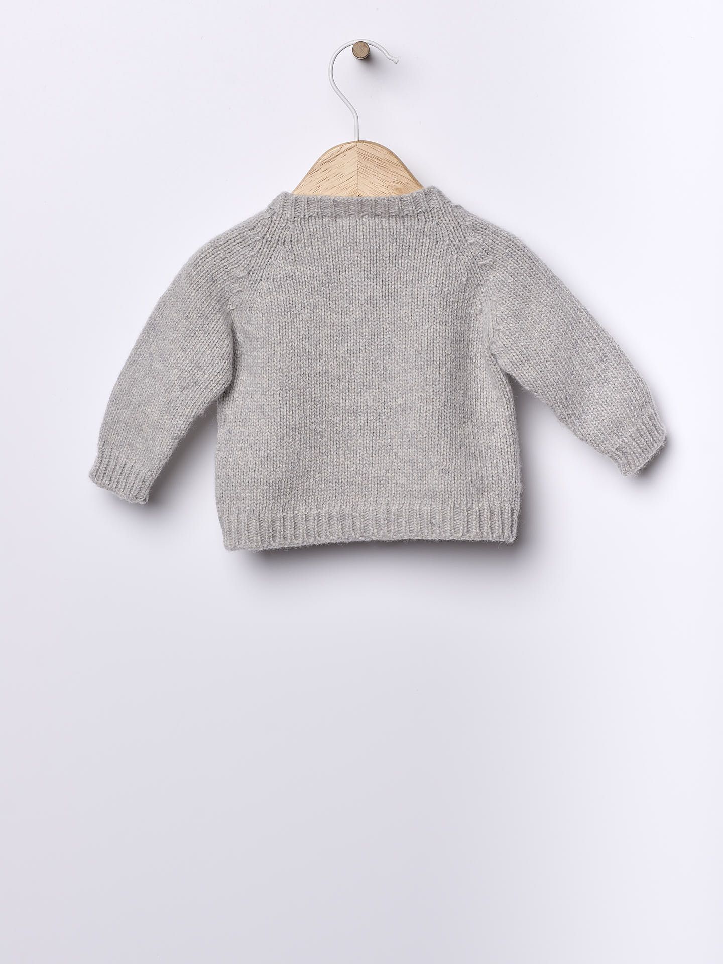 Wedoble Cardigan, Merinoull, Grå