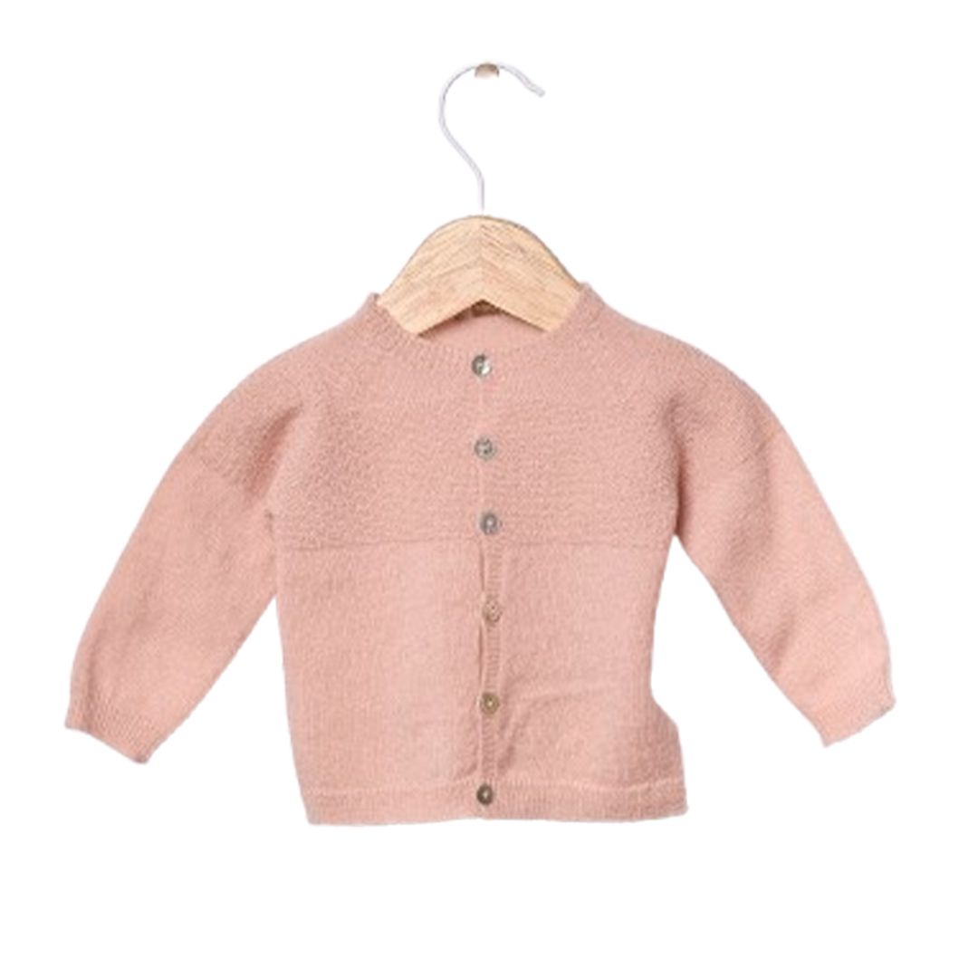 Wedoble Cardigan, Merinoull/Kasjmir, Rosa