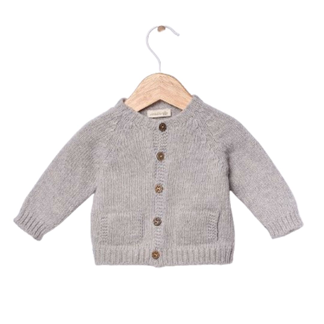Wedoble Cardigan, Merinoull, Grå