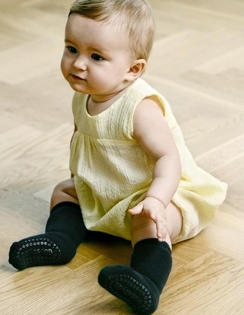 Sokker, GoBabyGo, Bomull, Black