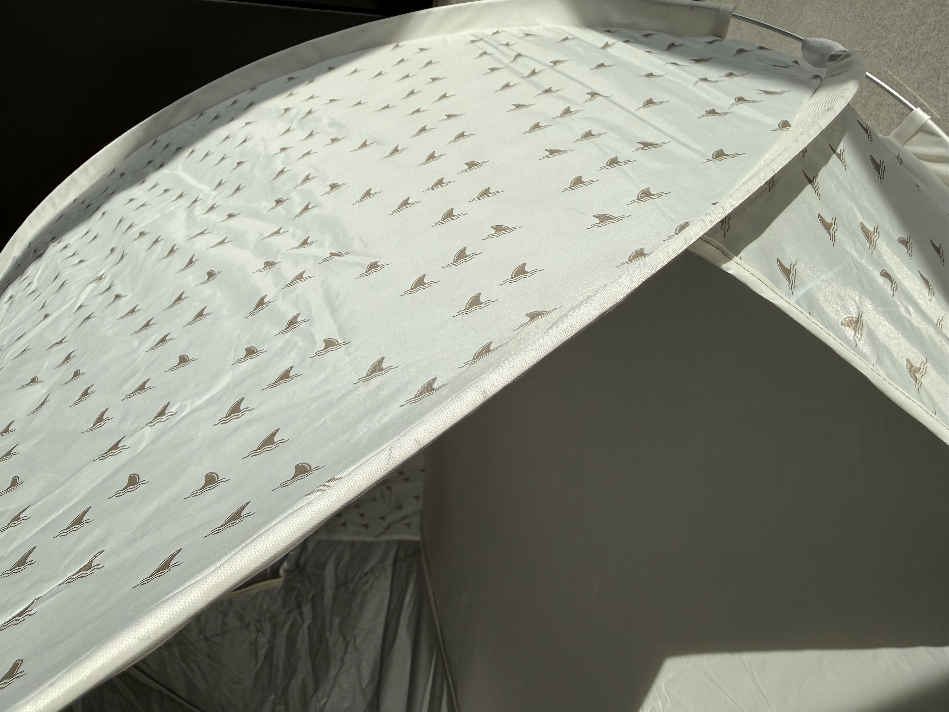 Pop-Up UV Telt, Sandy, XL, Shark Waters, UV50+