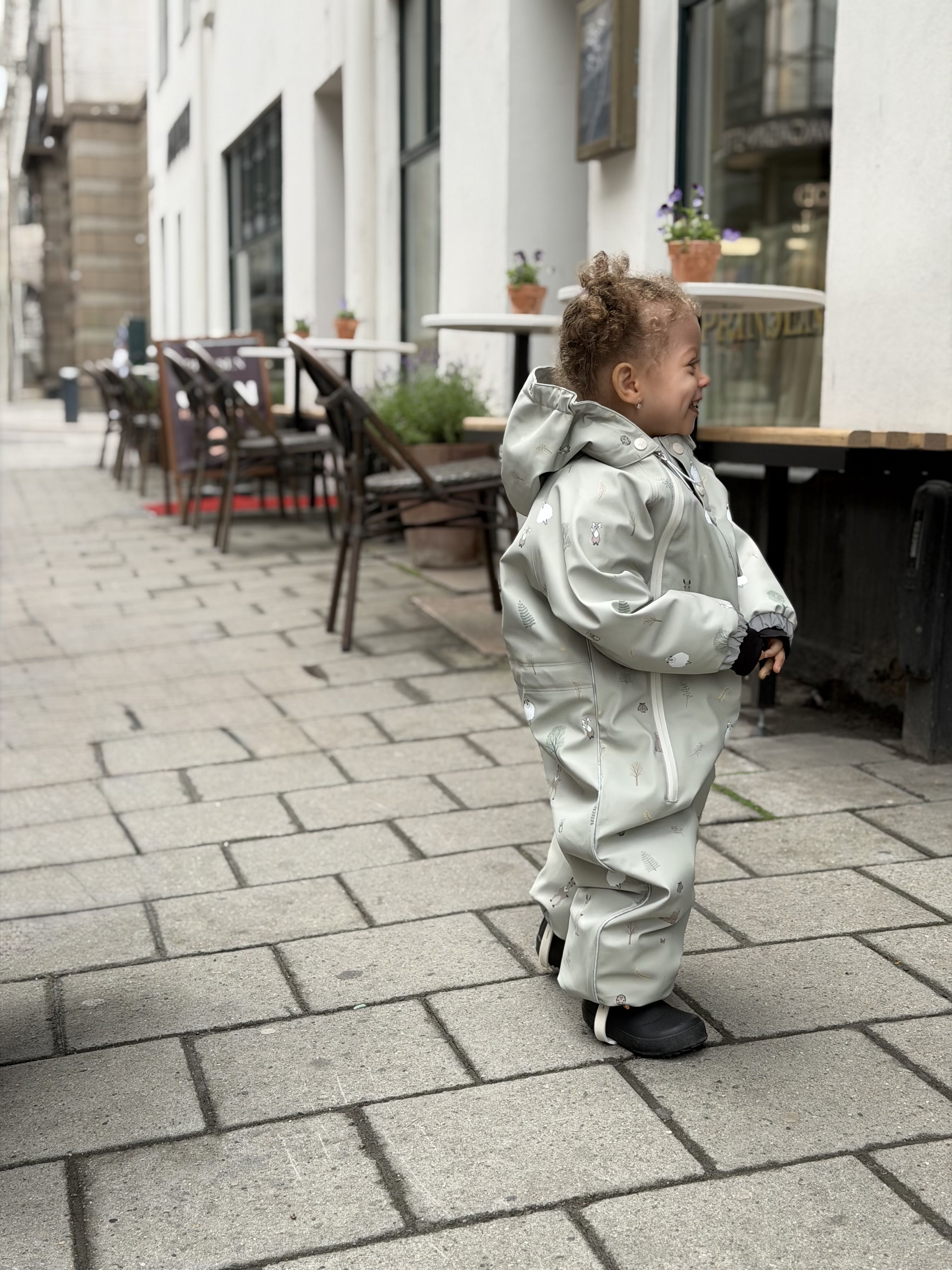 Vinterregndress, Milla&Max, Mosegrønn
