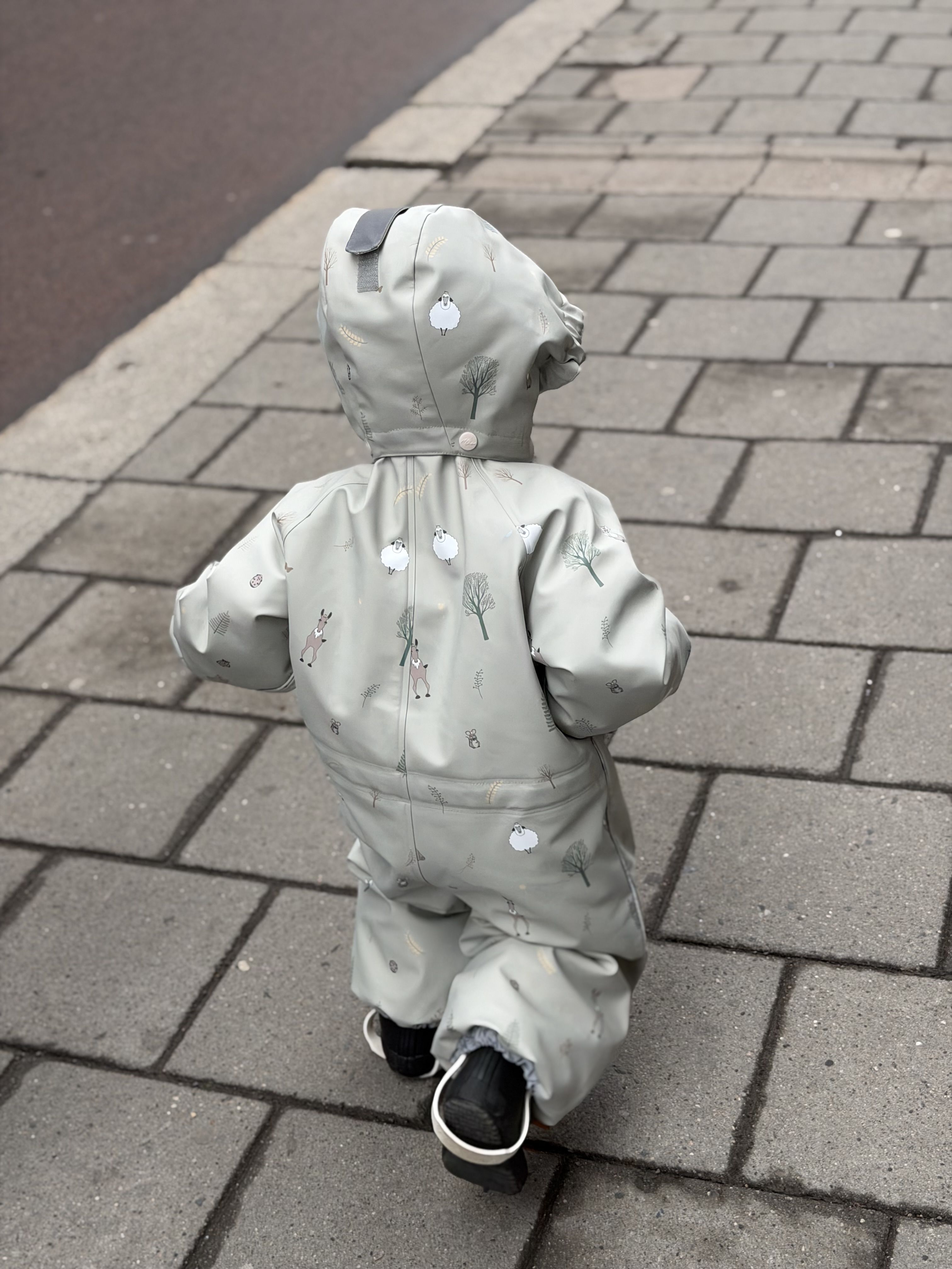 Vinterregndress, Milla&Max, Mosegrønn