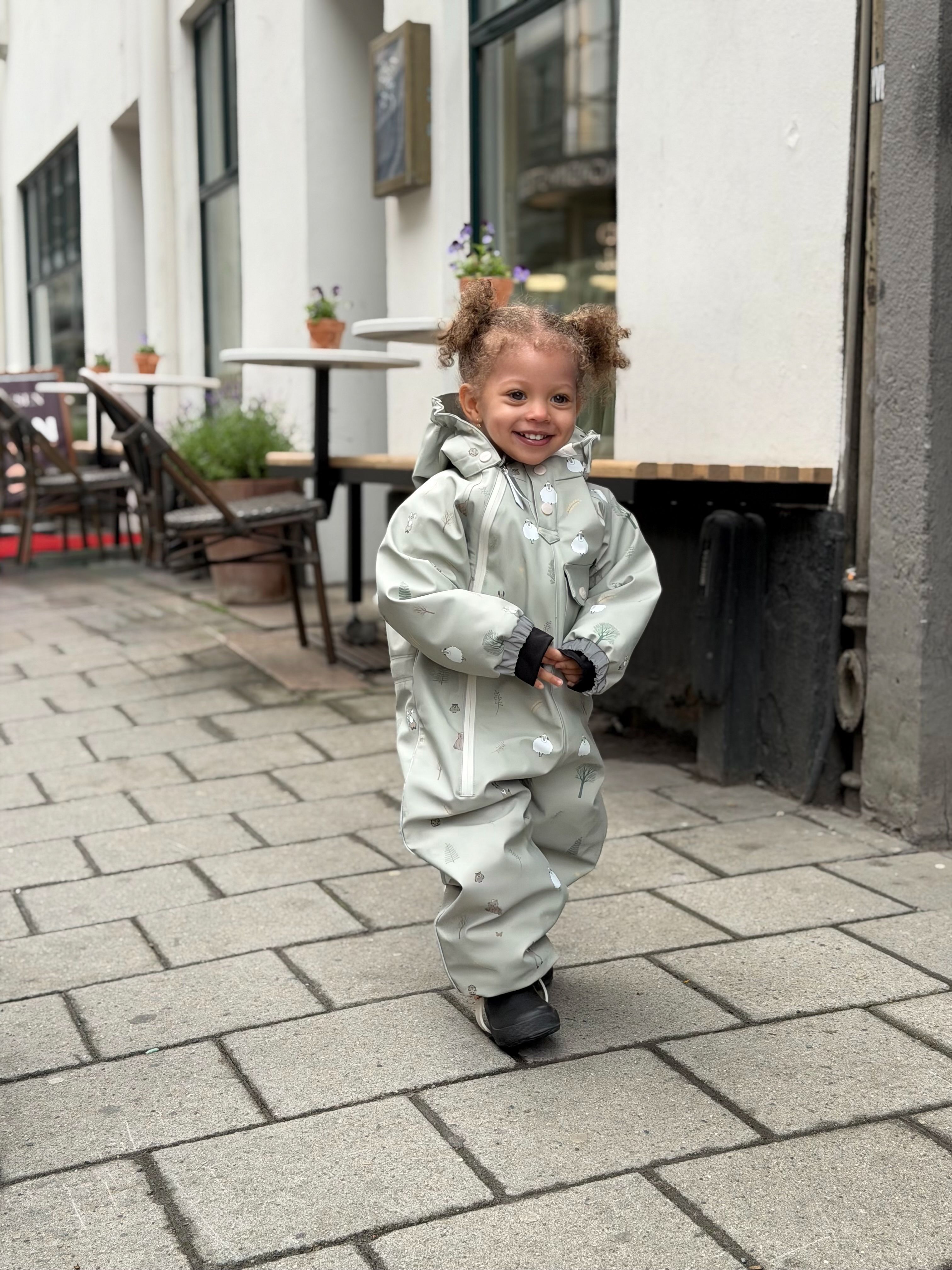 Vinterregndress, Milla&Max, Mosegrønn