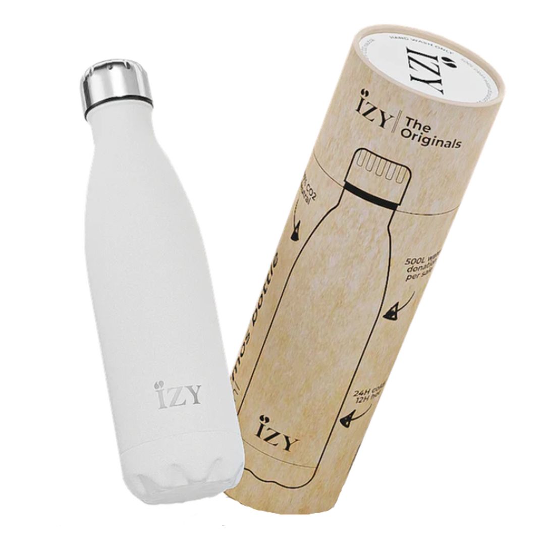 Drikkeflaske, IZY, Matte White, 500ml