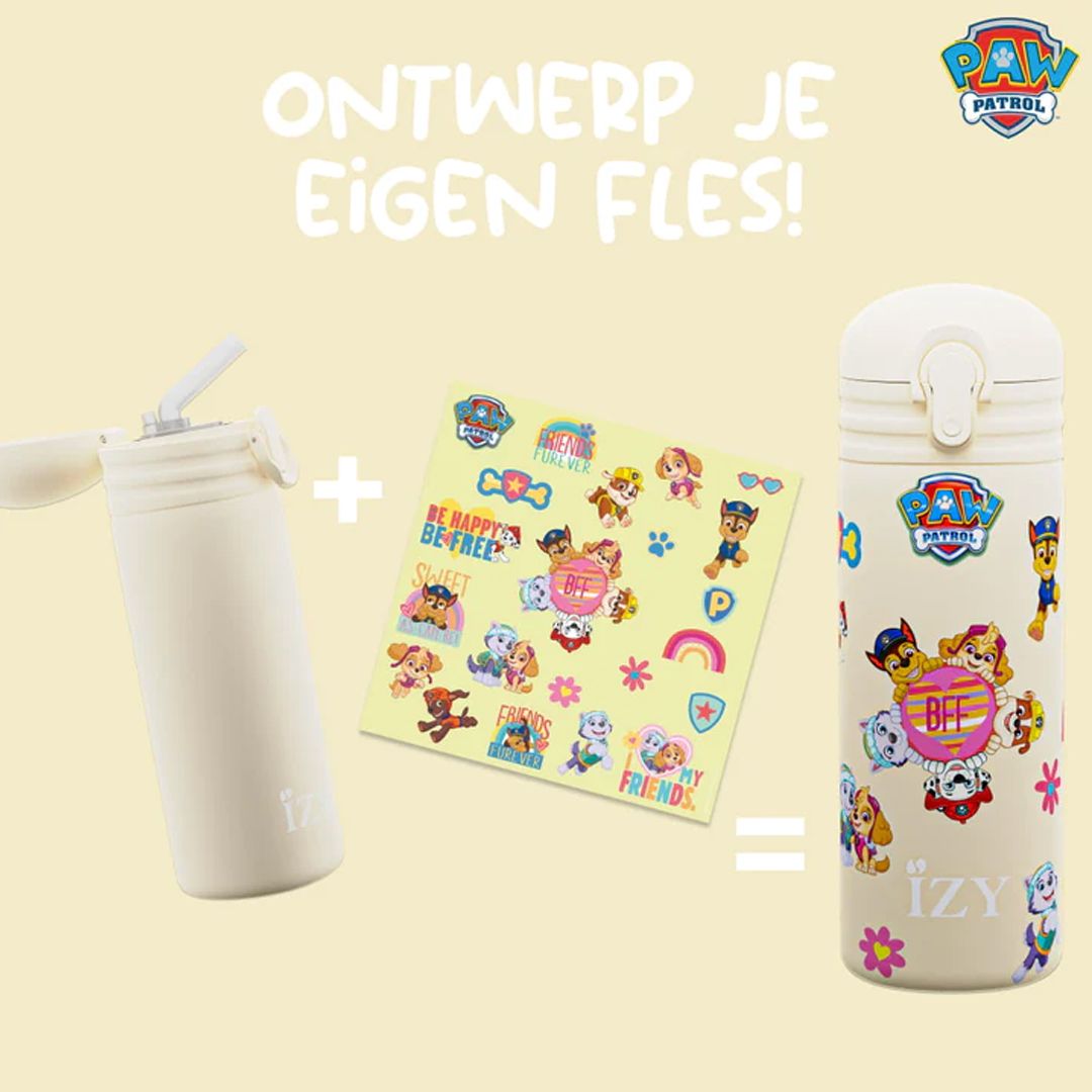 Drikkeflaske, IZY Kids, Paw Patrol, Friends Furever, 350 ml