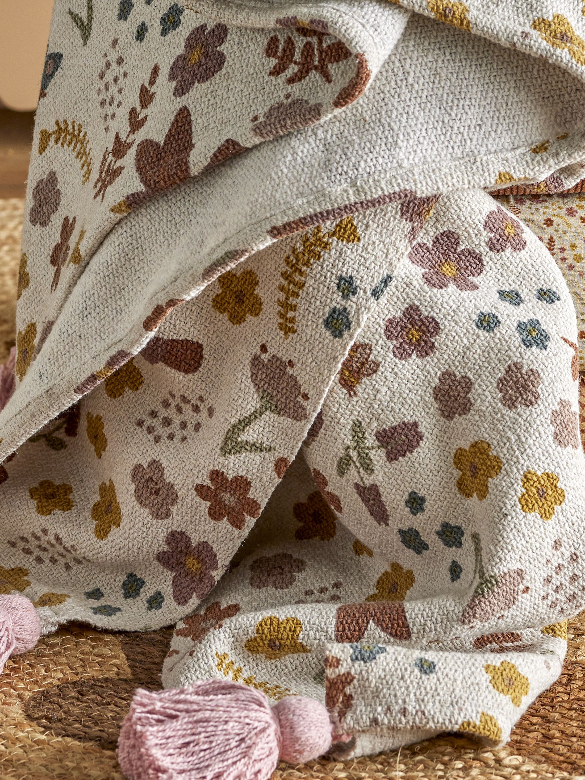 Teppe, Bloomingville MINI, Kristine, Natur