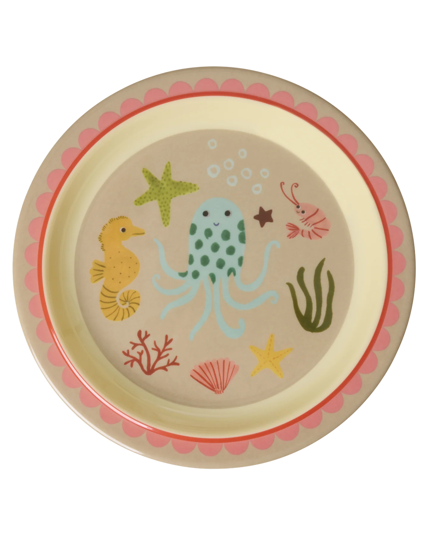 Barnetallerken, Korallhavmotiv, Rice