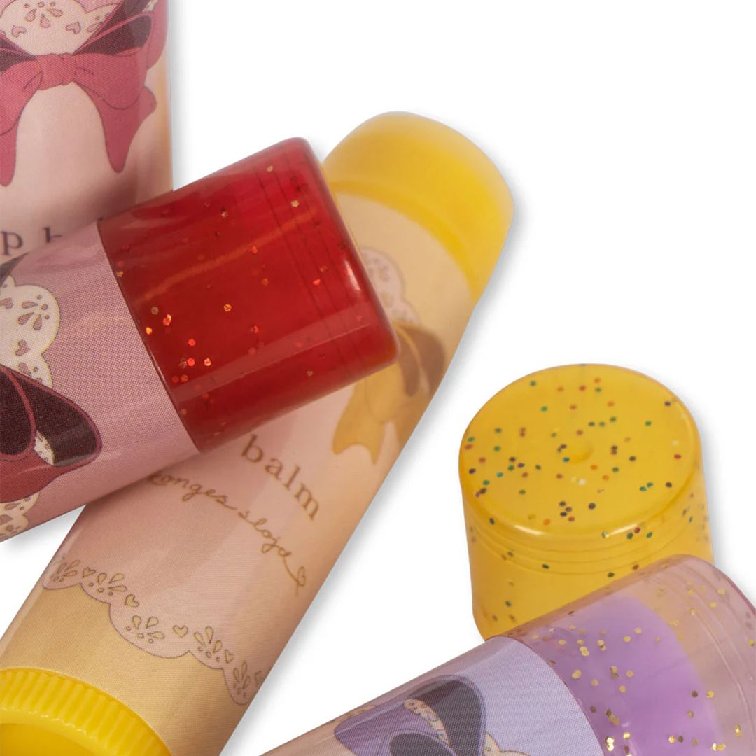 Lip Balm, Konges Sløjd, Glitter 5 pk