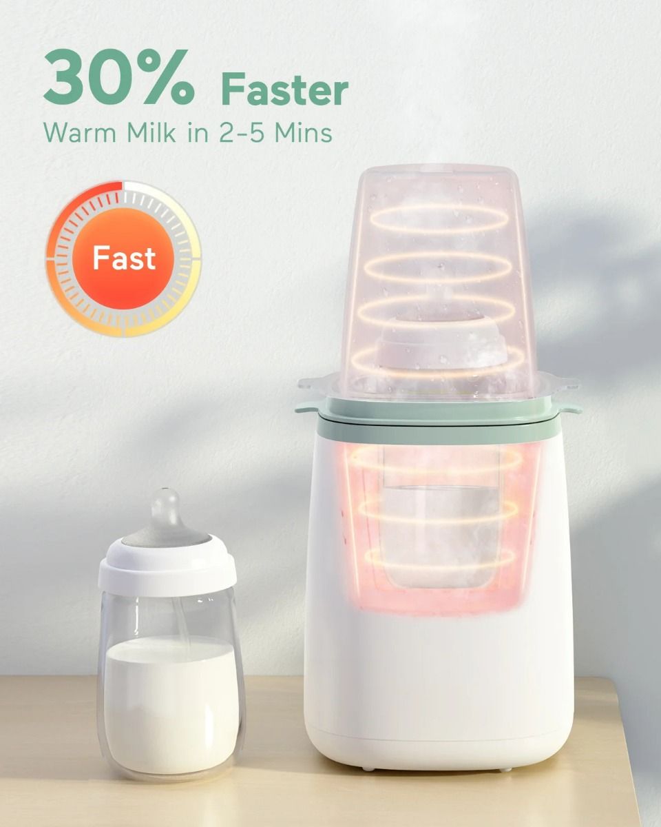 Momcozy 6-in-1, Hurtig Flaskevarmer