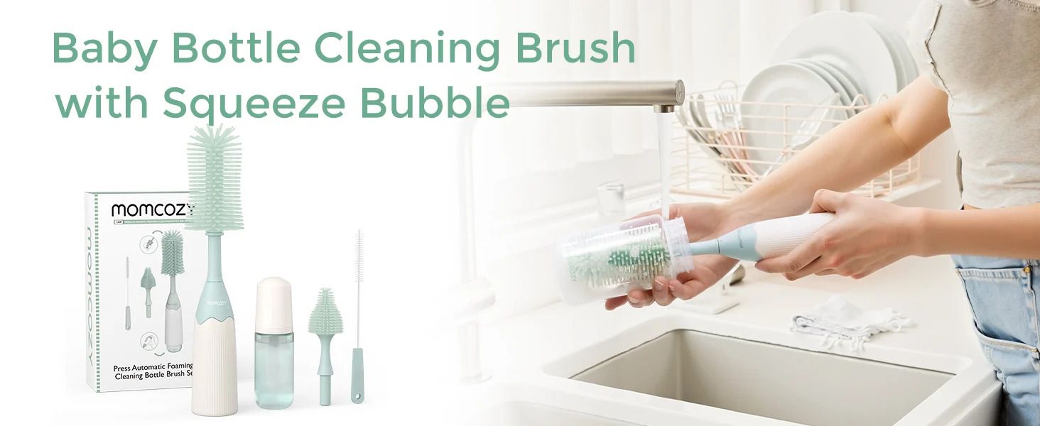 Momcozy, Push-Press, Cleaning Set, Grønn