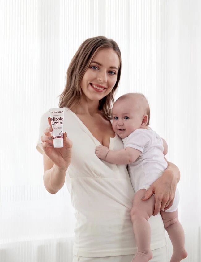 Momcozy 100 % Naturlig Vegansk Lanolinfri Brystvortekrem