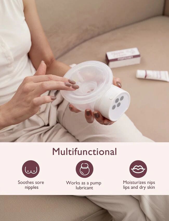 Momcozy 100 % Naturlig Vegansk Lanolinfri Brystvortekrem
