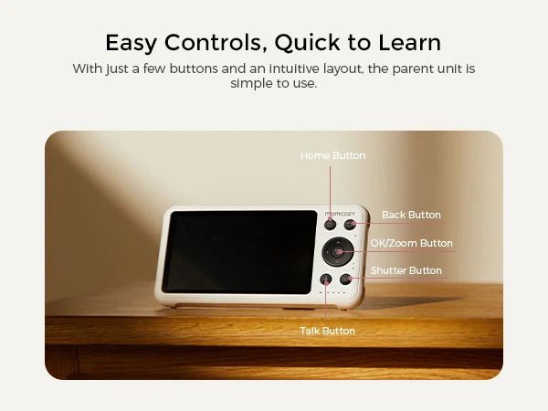 Momcozy, BM04, Babycall, Smart WiFi Video