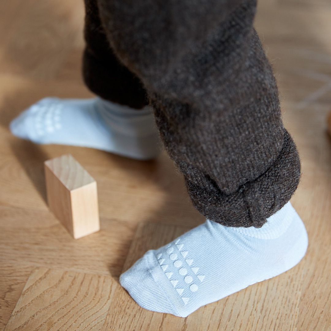 Sokker, GoBabyGo, Bambus, Lys Blå
