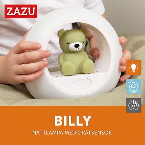 Nattlampe, Zazu, Billy The Bear, Green