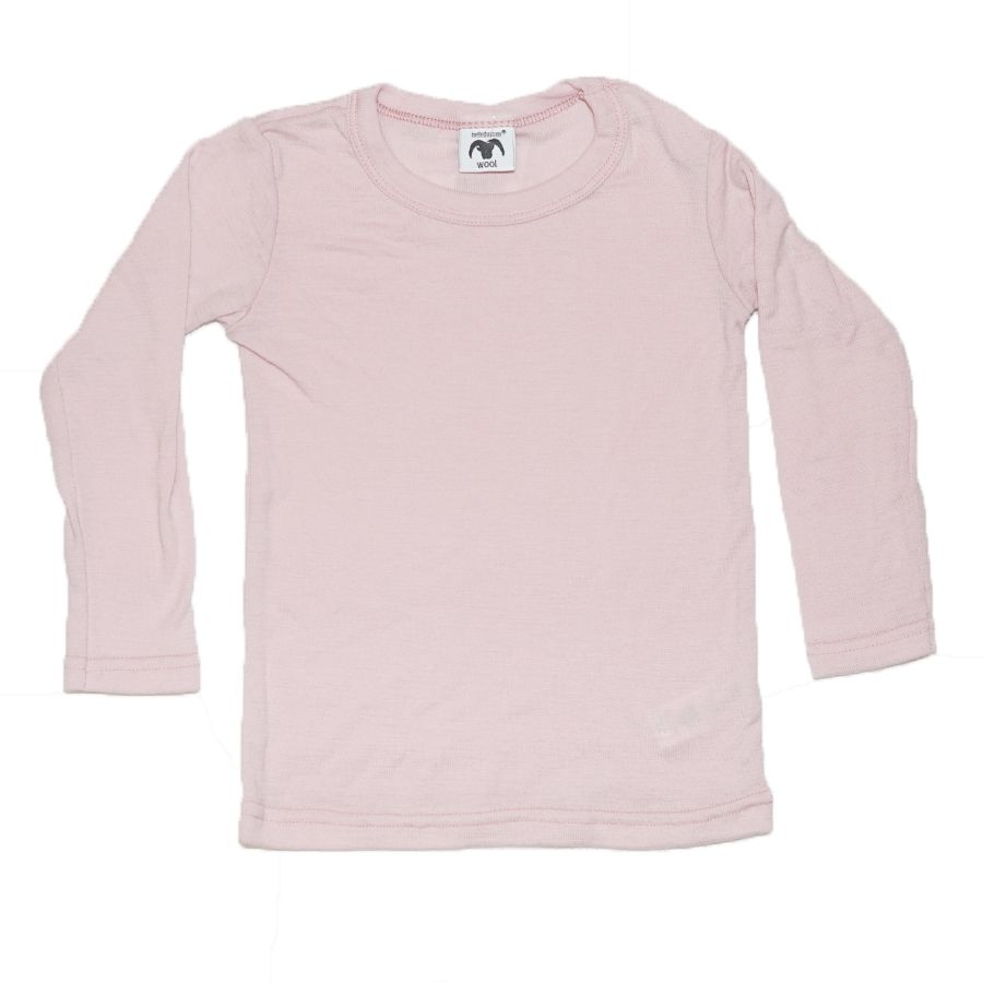 Helledussen, langermet ulltrøye, pale mauve