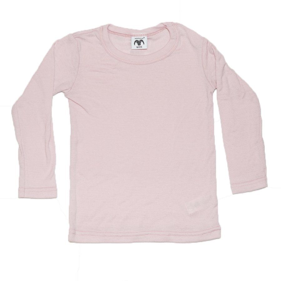 Helledussen, langermet ulltrøye, pale mauve