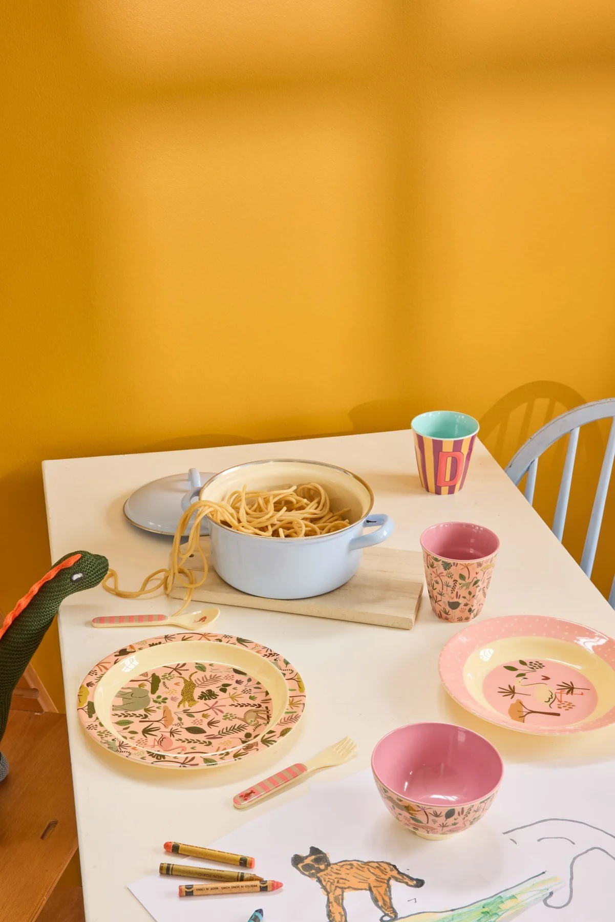 Barnekopp, Jungeltema, Rice