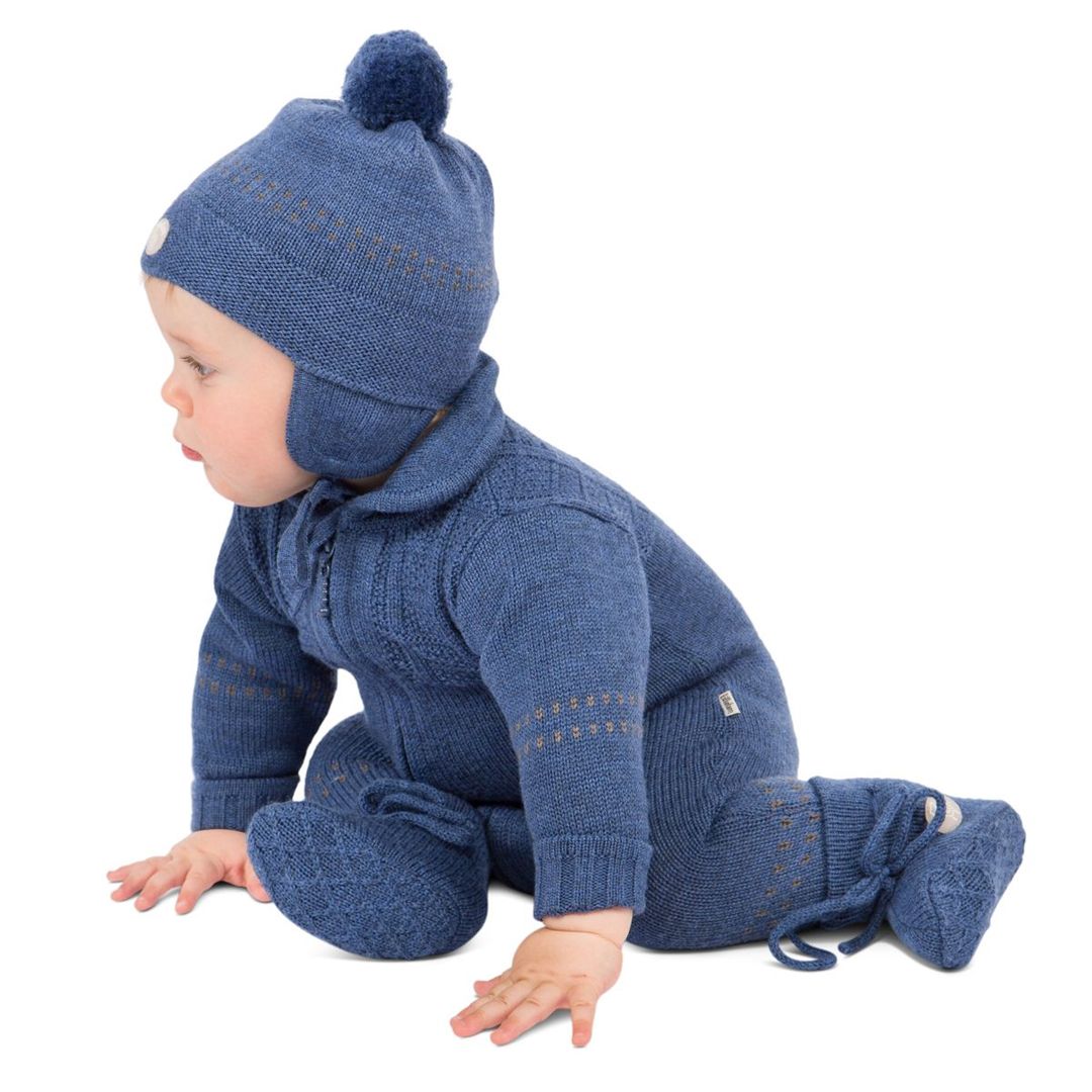 Lillelam Babytøfler, Classic, Blå