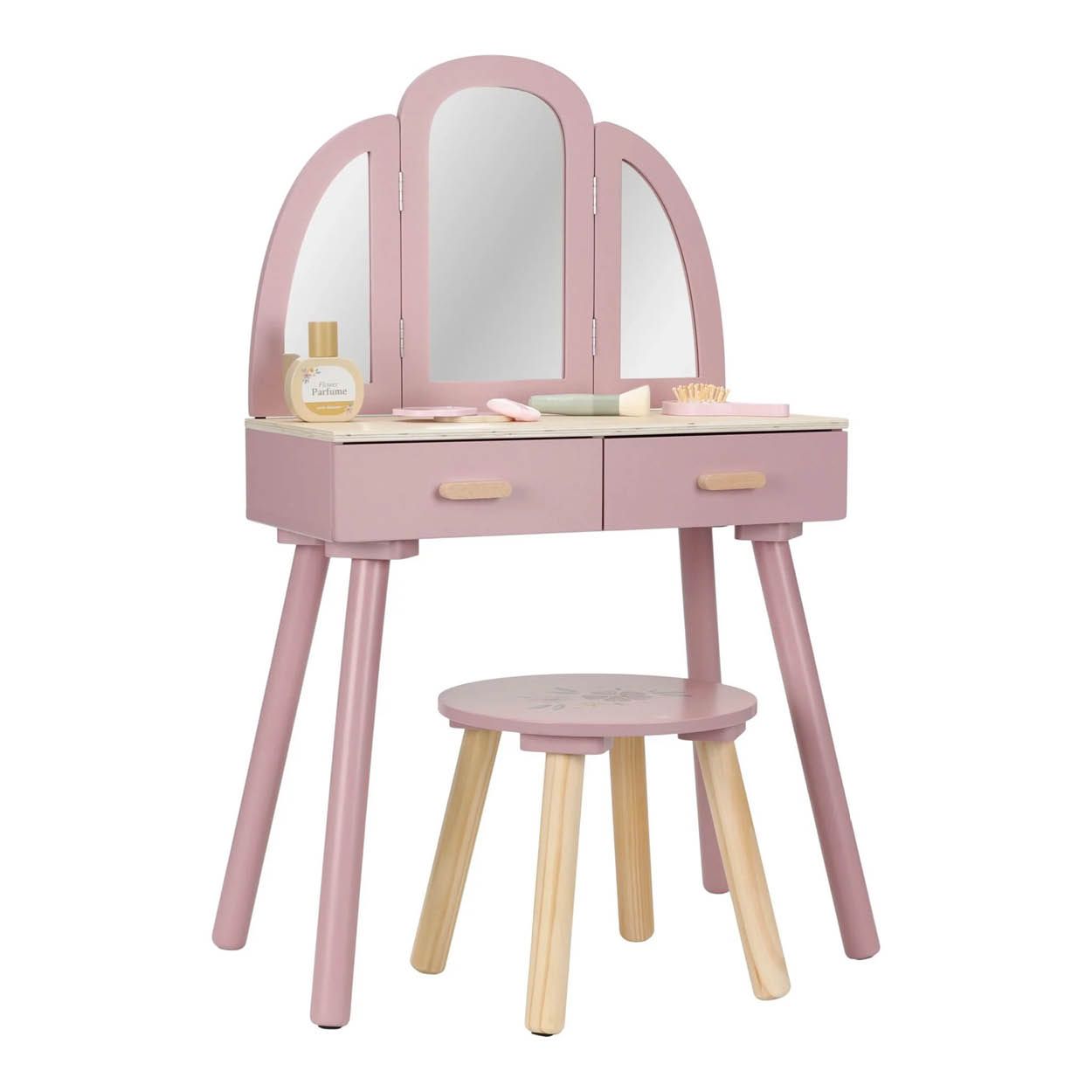 Little Dutch Sminkebord m/ bein, Rosa