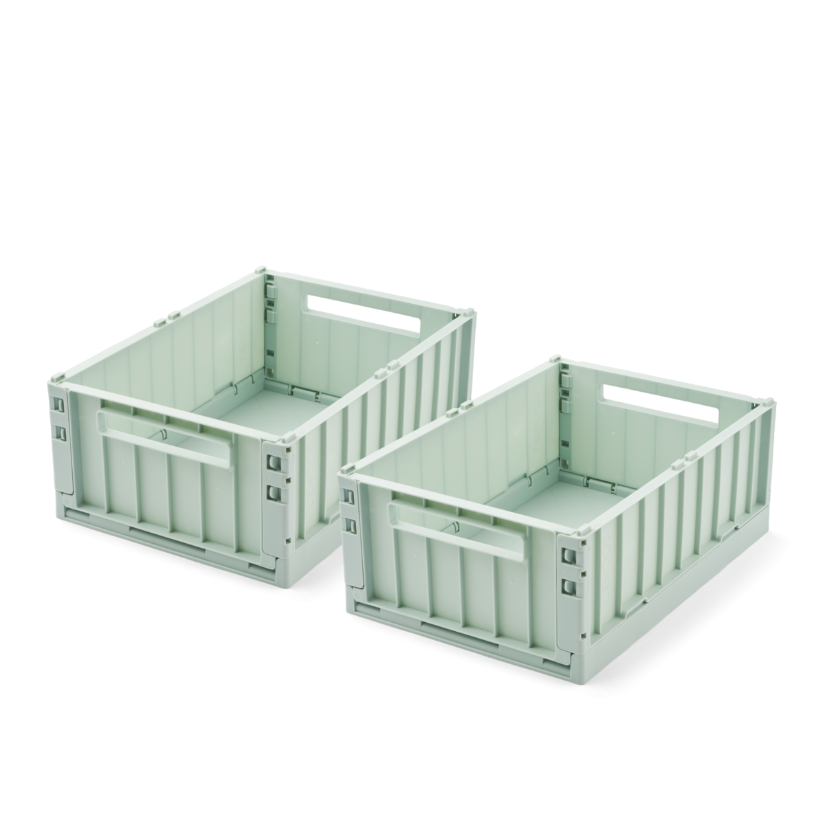 Liewood Oppbevaringsboks Weston M 2pk, Light Peppermint