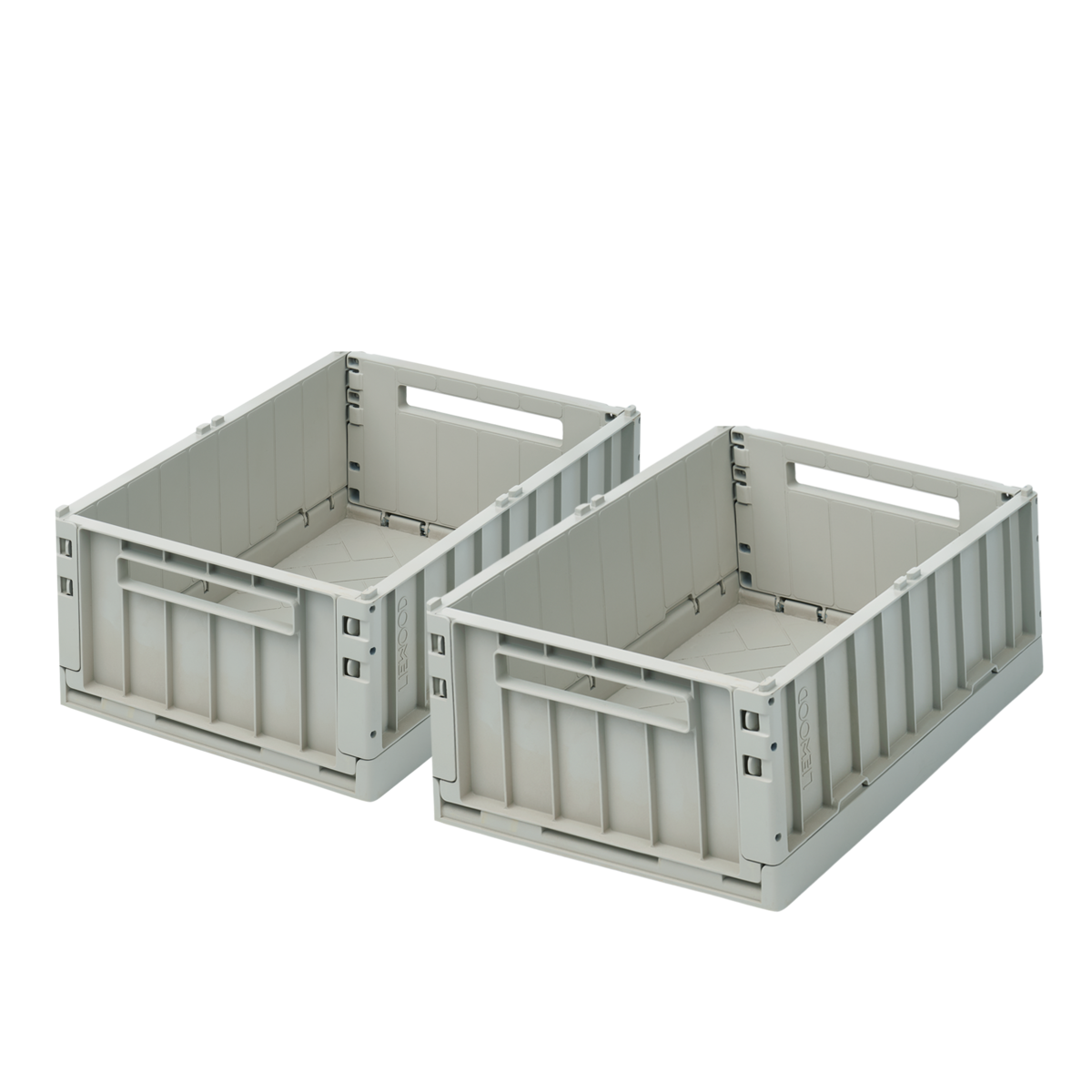 Liewood Oppbevaringsboks Weston M 2pk, Dove Blue