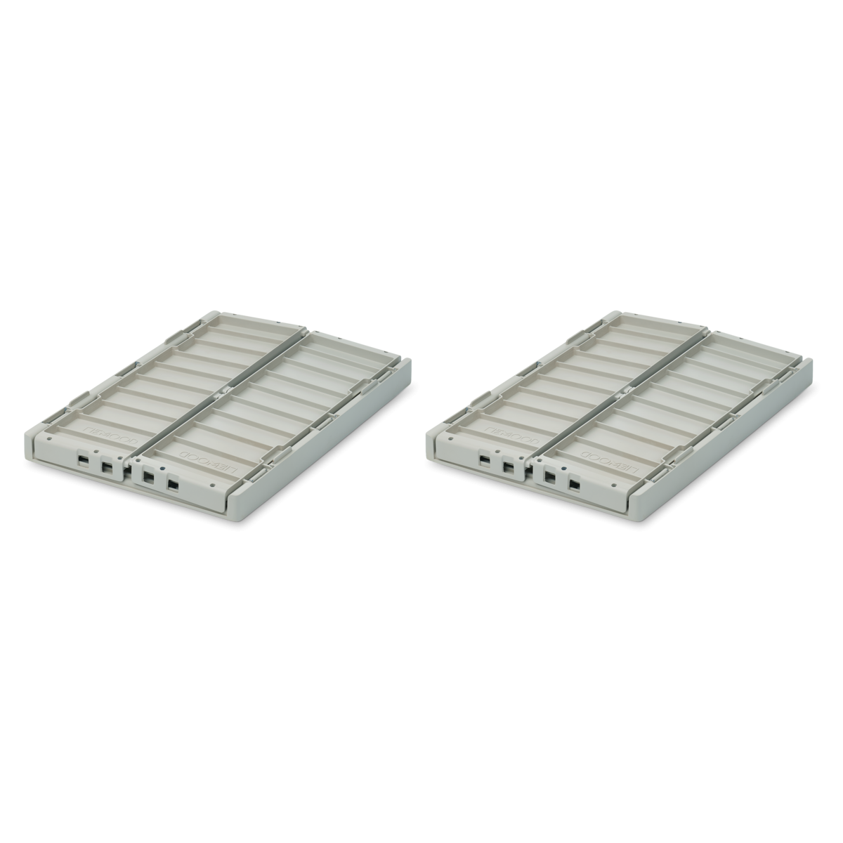 Liewood Oppbevaringsboks Weston M 2pk, Dove Blue