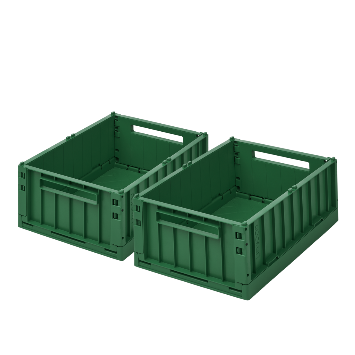 Liewood Oppbevaringsboks Weston M 2pk, Garden Green