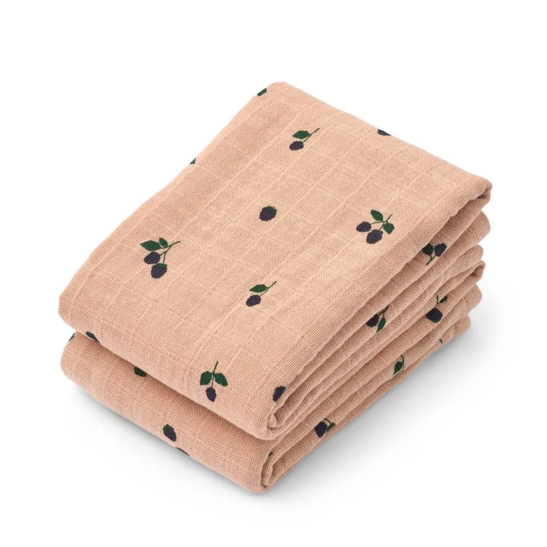 Gulpeklut, Liewood, Lewis, 2pk, Mini Berry / Pale tuscany 
