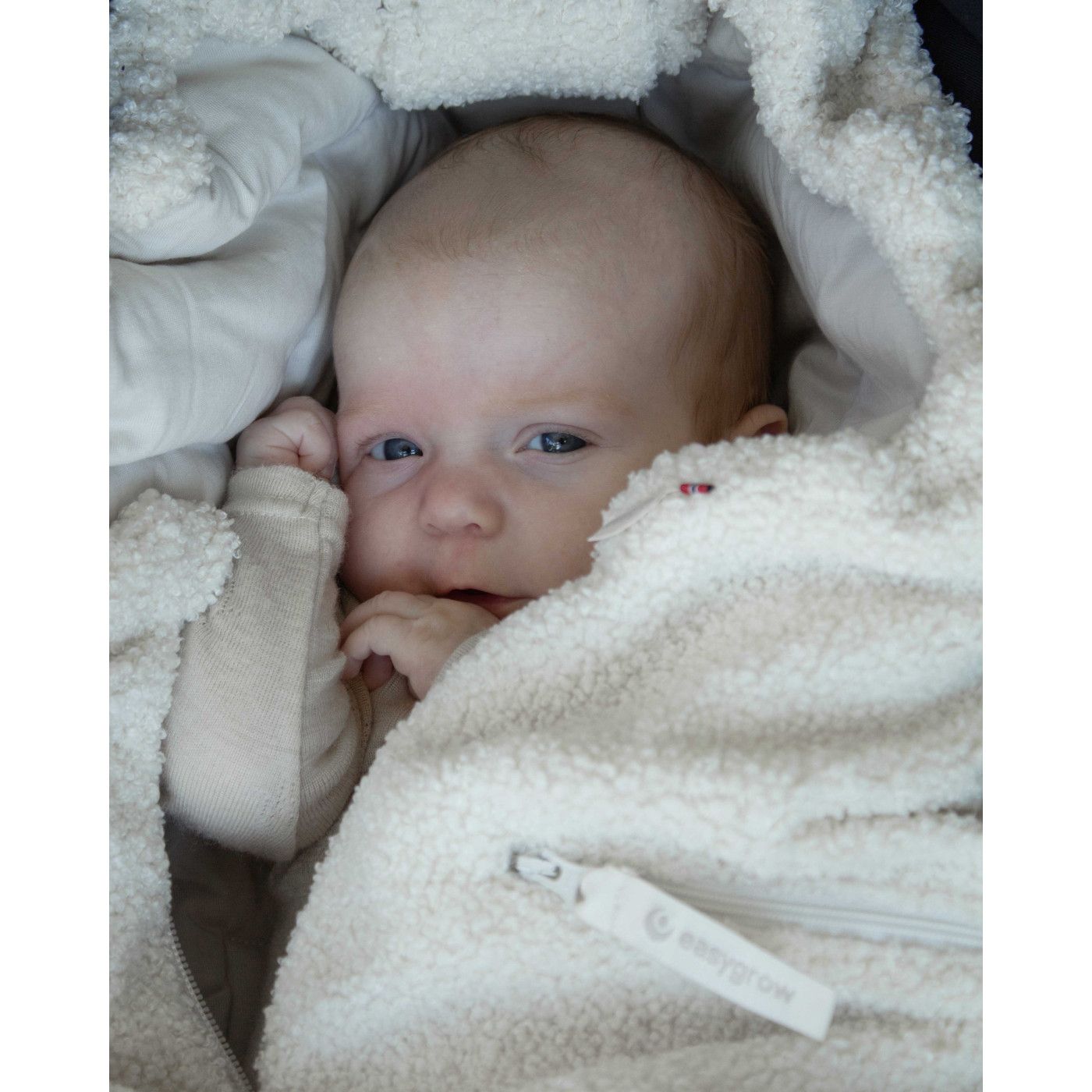 Easygrow Lyng Mini, Bilstolpose, Teddy Ivory