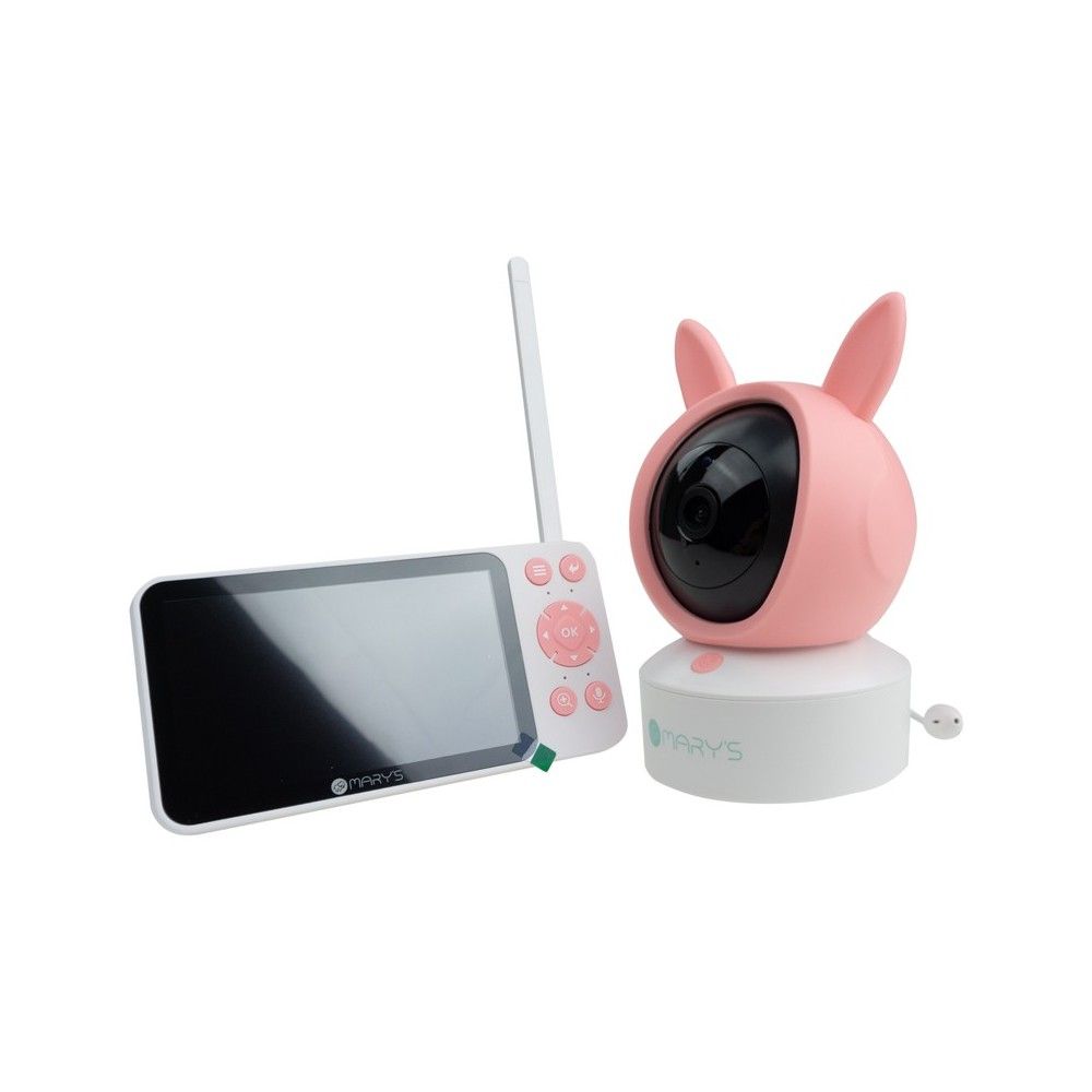 Babymonitor, Marys, 2-i-1, Rabbit Pink
