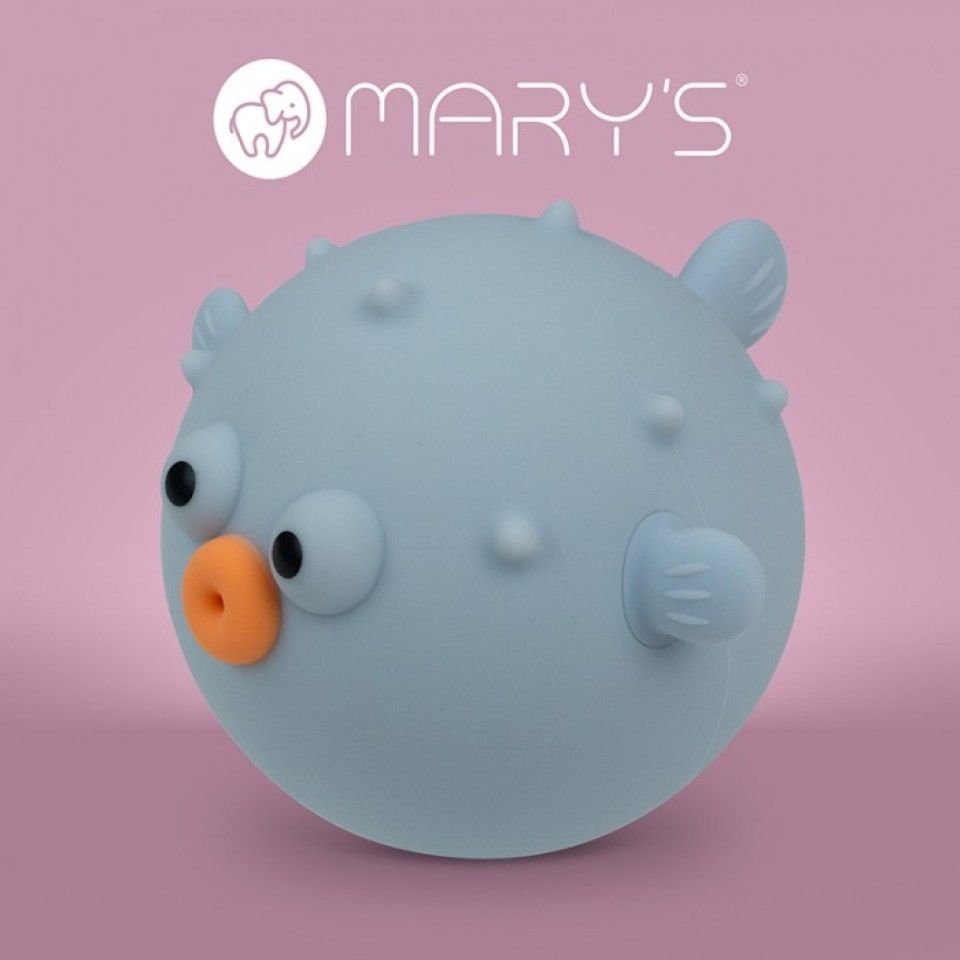 Nattlampe, Marys, Puffer Fish, Blue