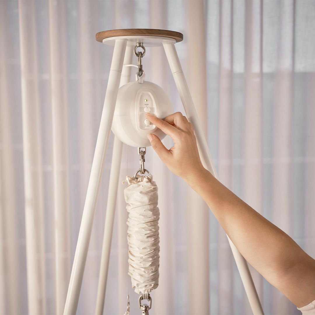 Moonboon vuggemotor connect med app